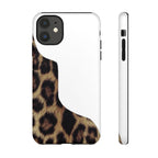 Half Cheetah Print Phone Case