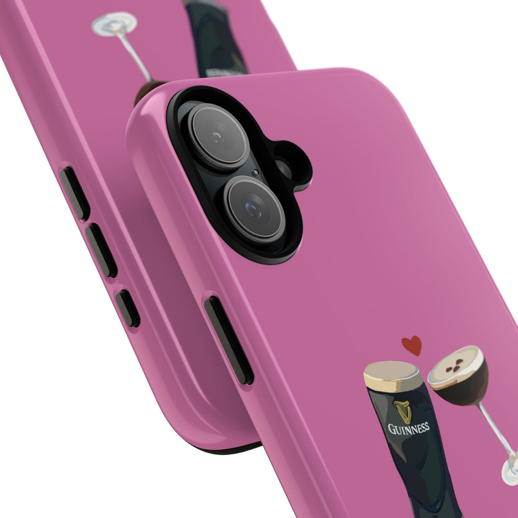 Pint & Wine Glass (Pink) Tough Case
