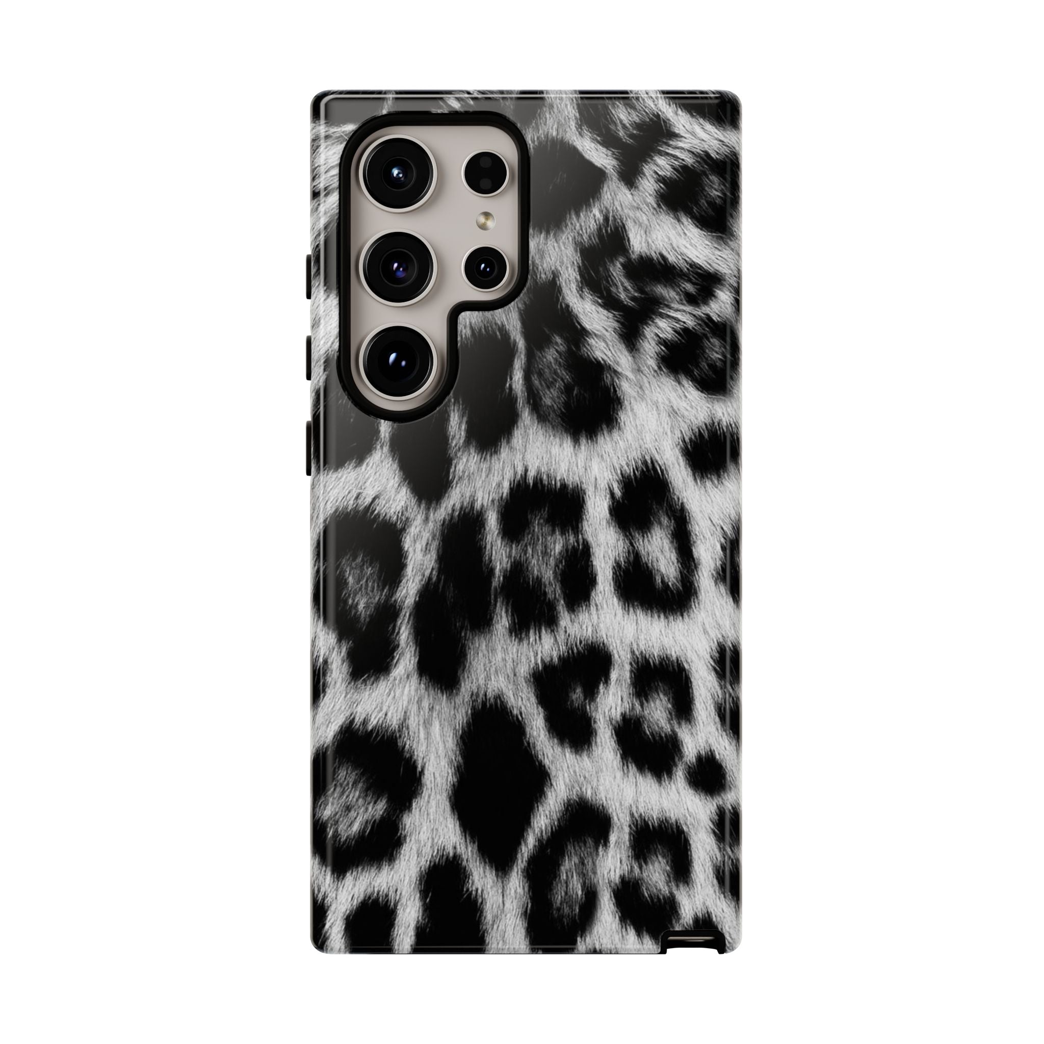 B&W Leopard Phone Case