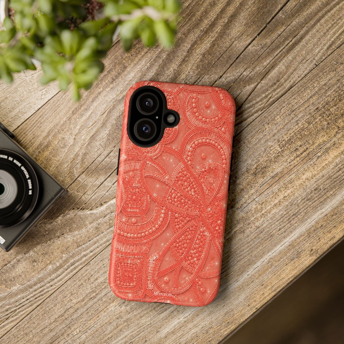 Coral Lace Tough Case