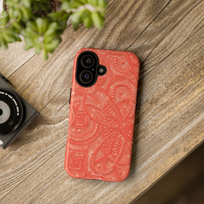 Coral Lace Tough Case