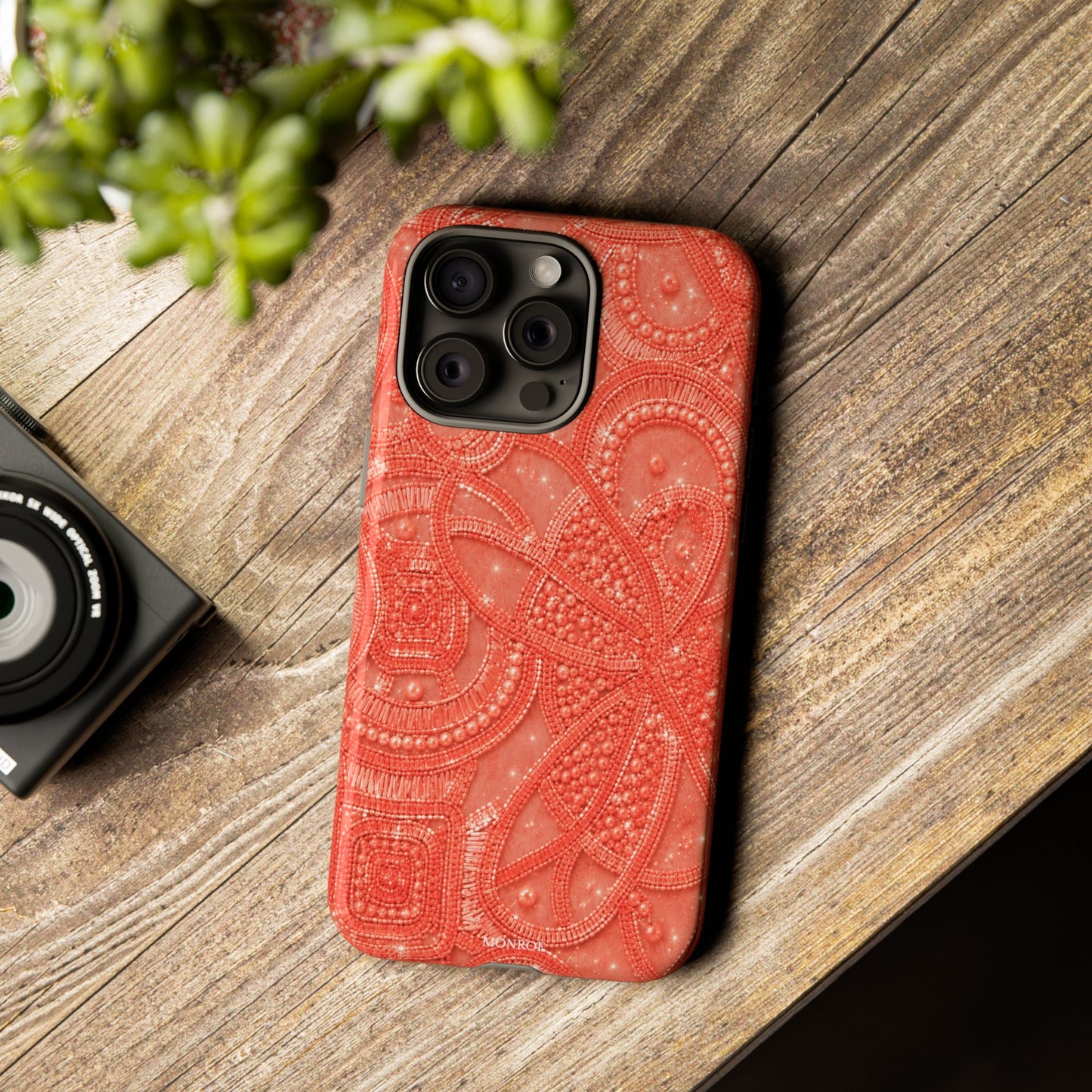 Coral Lace Tough Case