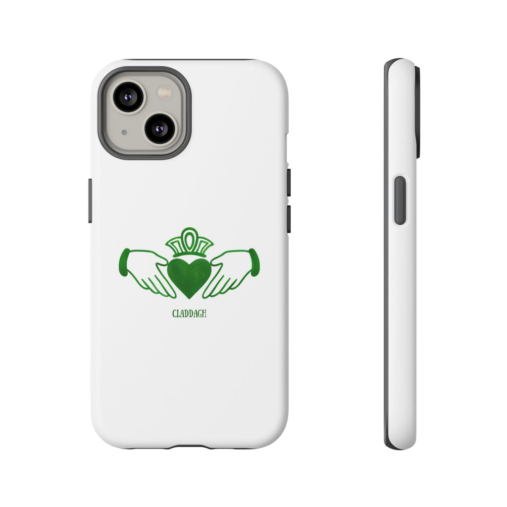 Irish Claddagh Symbol Green Tough Case