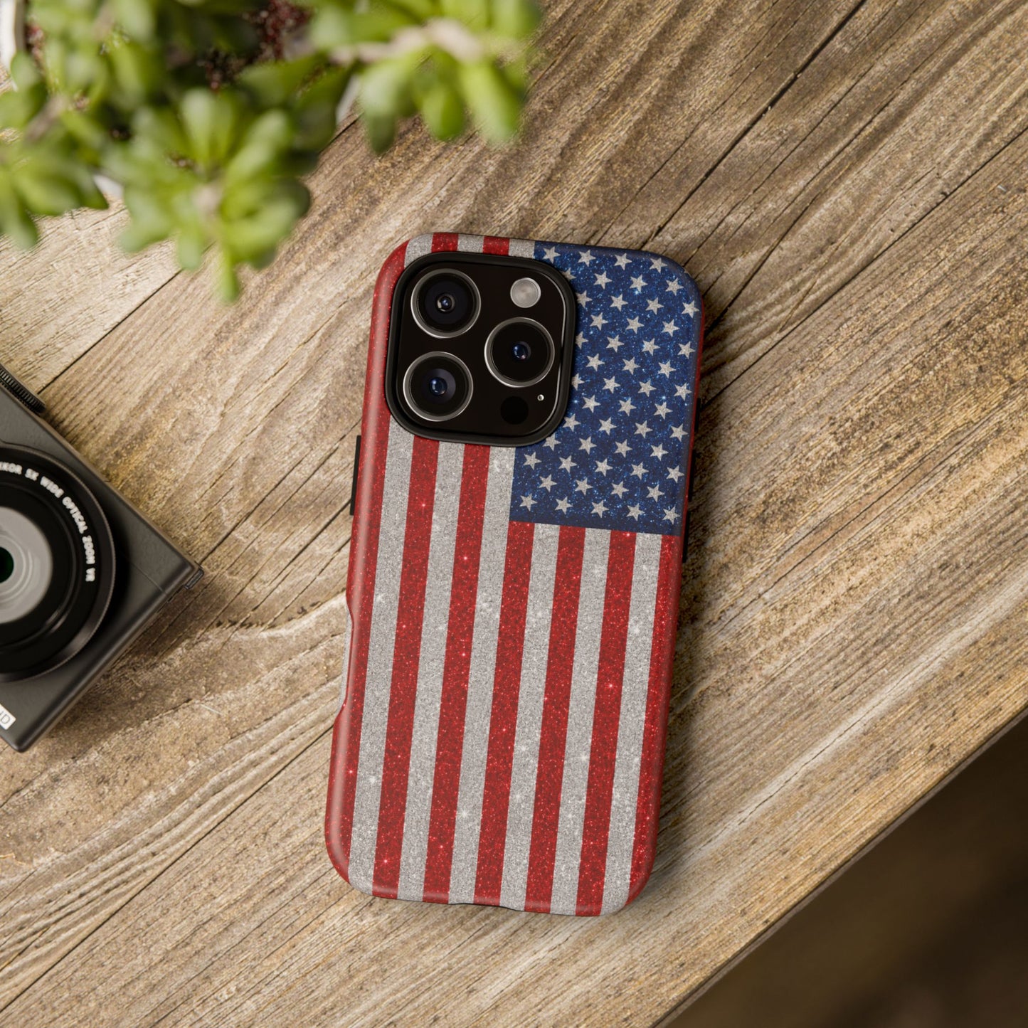 America Glitter Tough Case