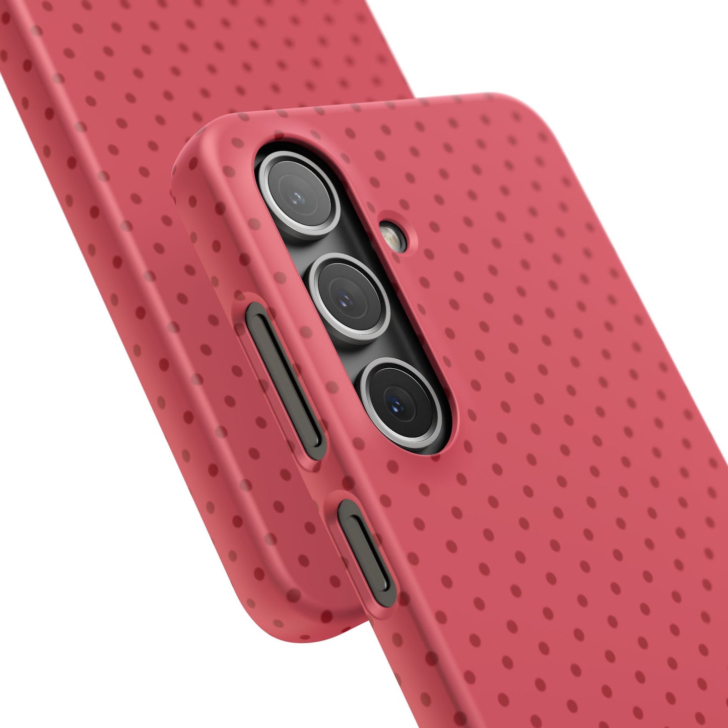 Coral Polka Dot Snap Phone Case