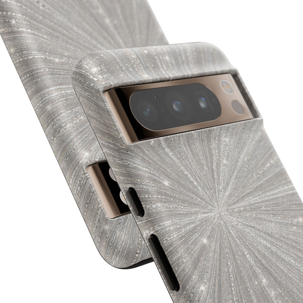 Sparkling Silver Burst Tough Case