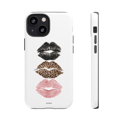 Leopard Glam Lip Tough Case