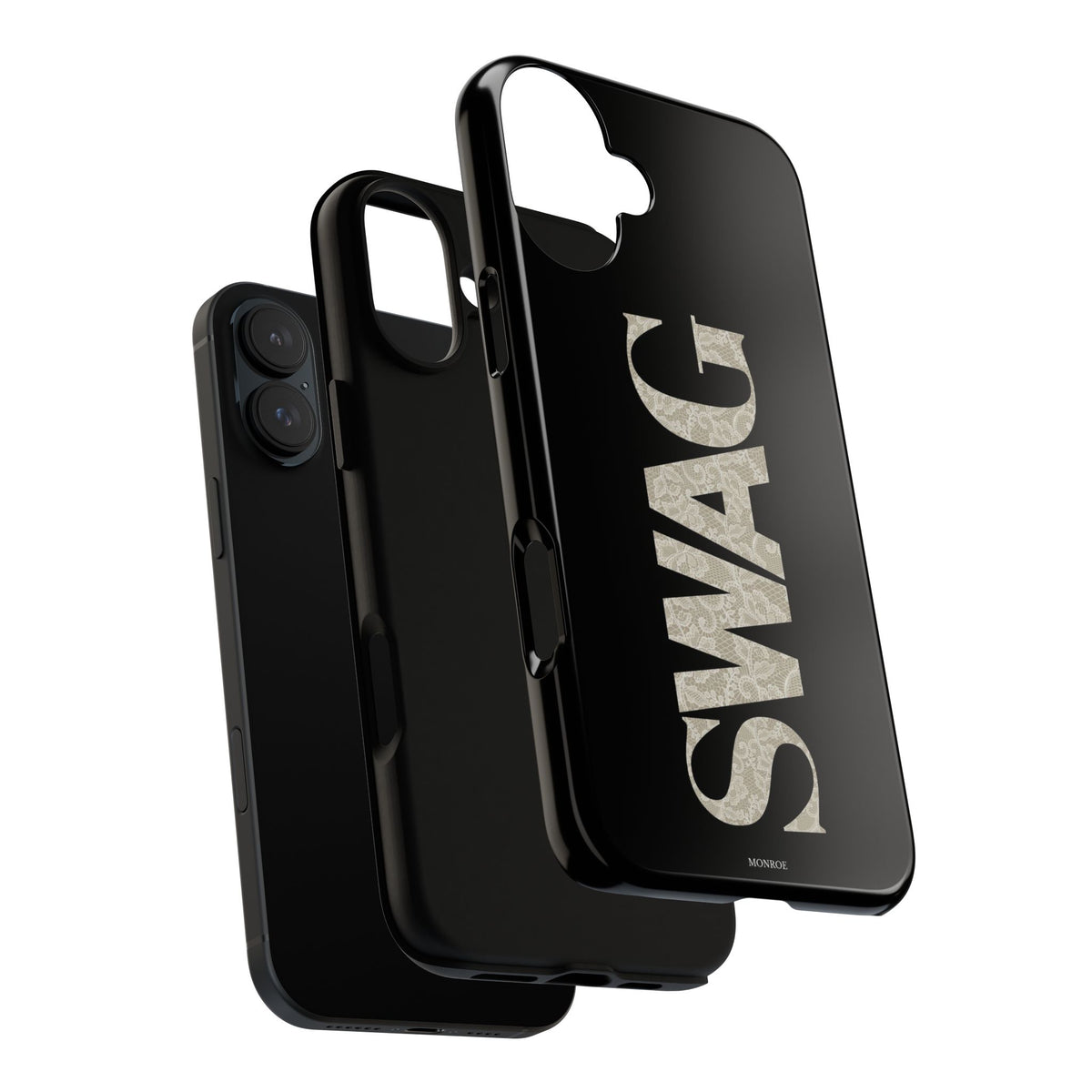 Lace Swag Black Tough Case