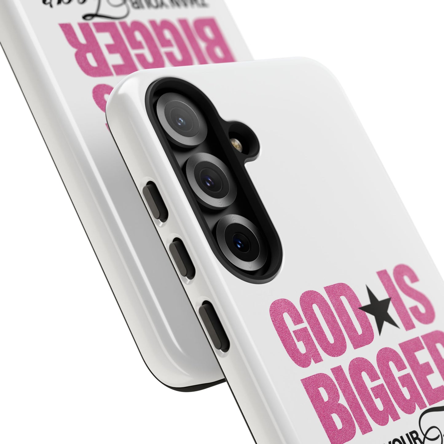 "God Is Bigger Than Your Fear" Tough Case