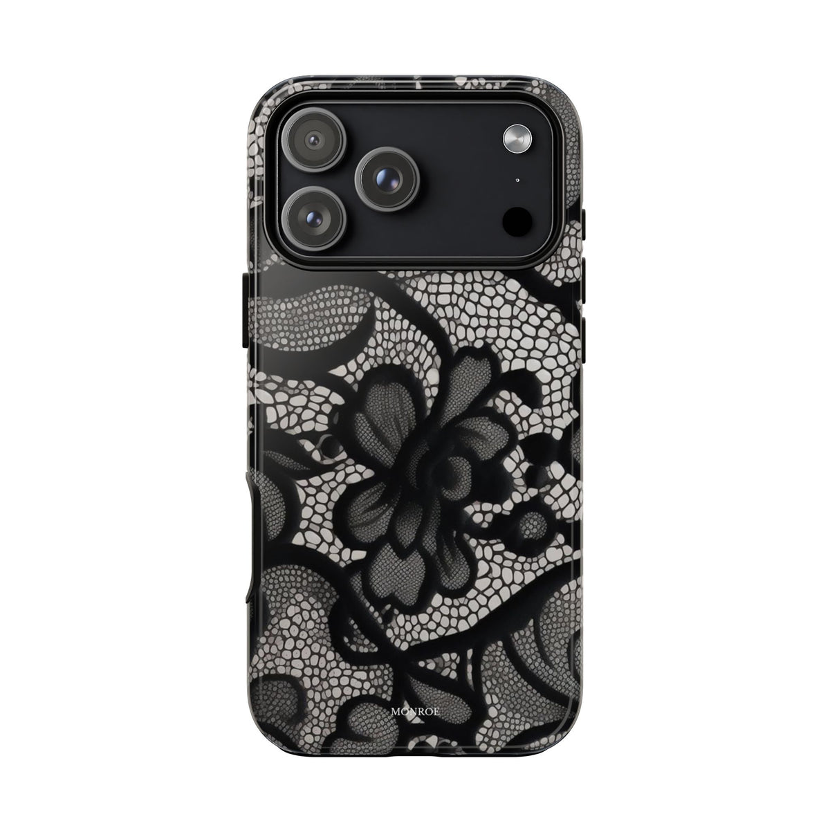 Black Floral Vintage Case