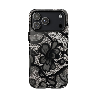 Black Floral Vintage Case