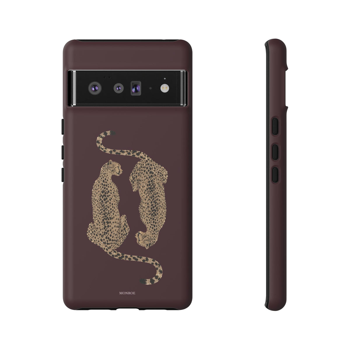 Burgundy Cheetah Tough Case