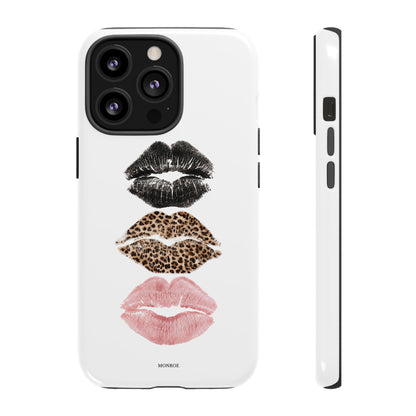 Leopard Glam Lip Tough Case