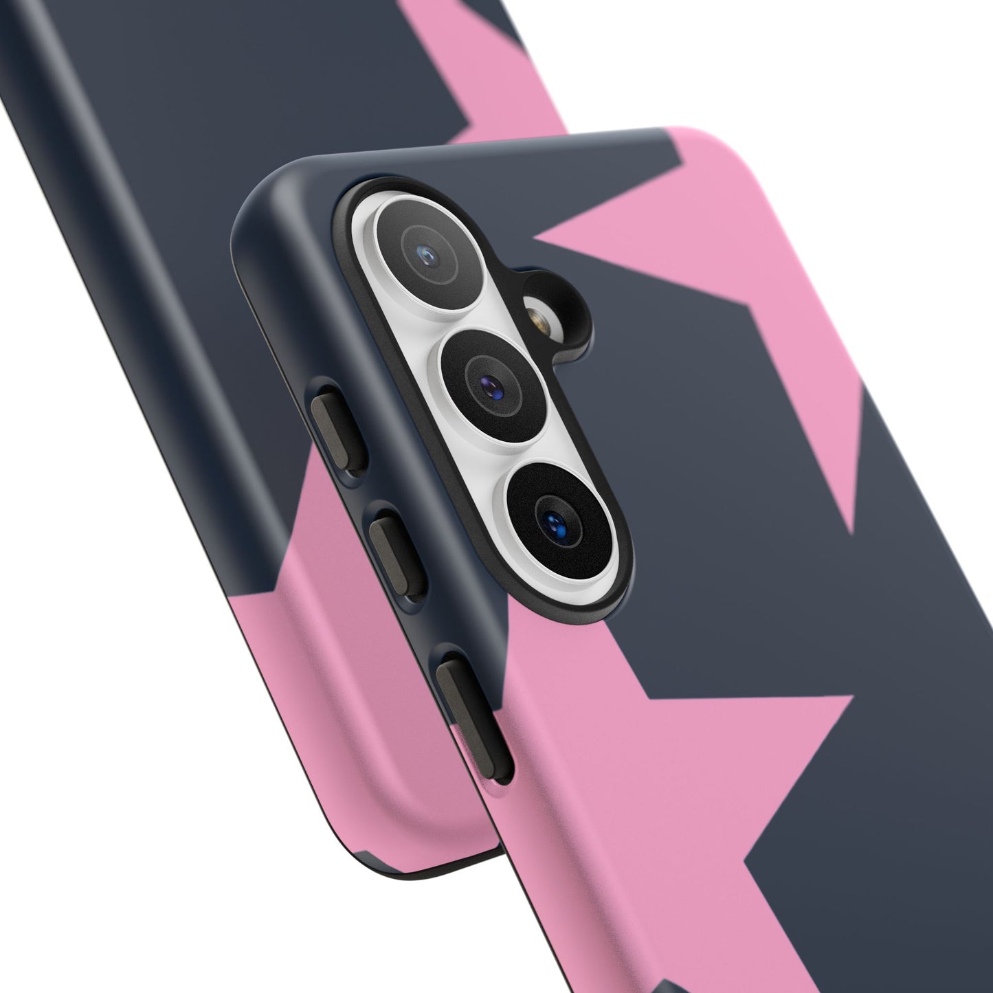 Navy & Pink Star Tough Cover