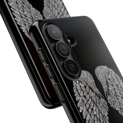 Silver Angel Wings Tough Case