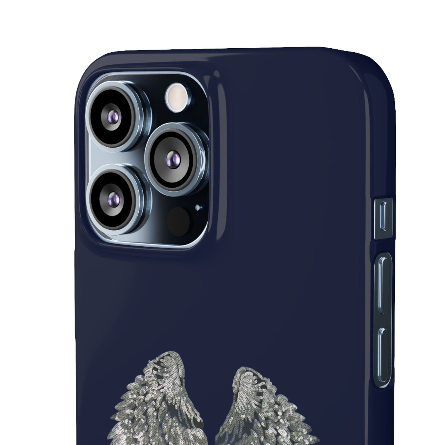 Navy Angel Wings Case