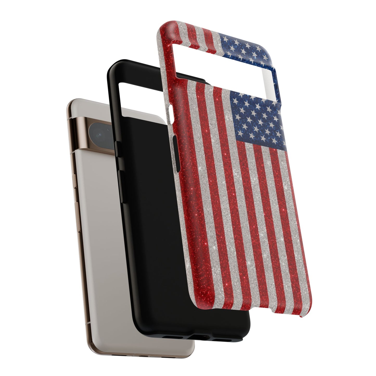 America Glitter Tough Case