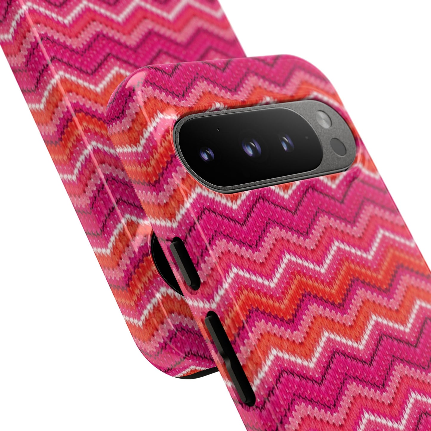 Pink Zigzag Tough Case