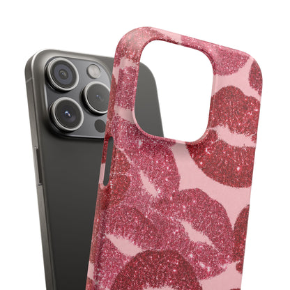 Pink Glitter Kiss Case