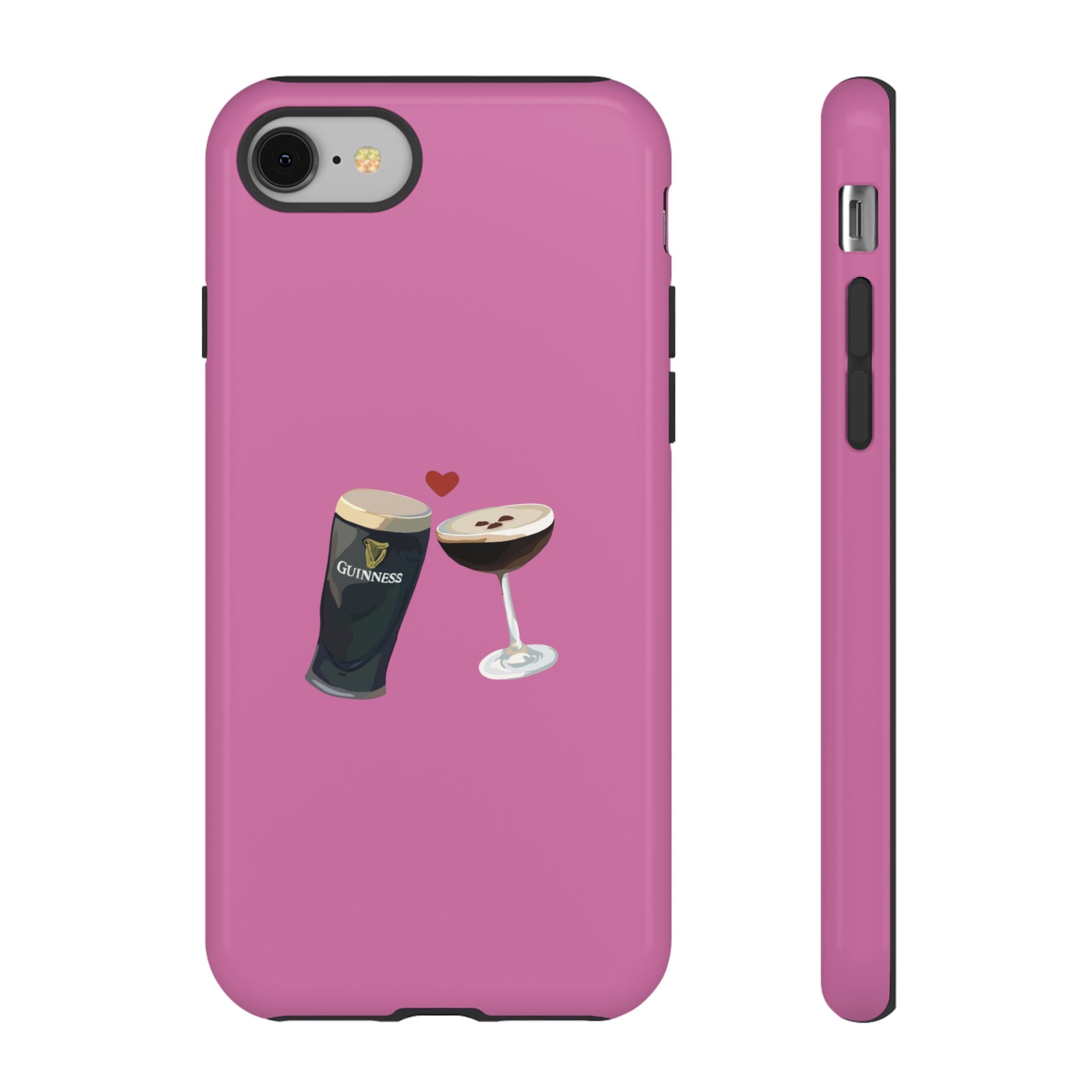 Pint & Wine Glass (Pink) Tough Case