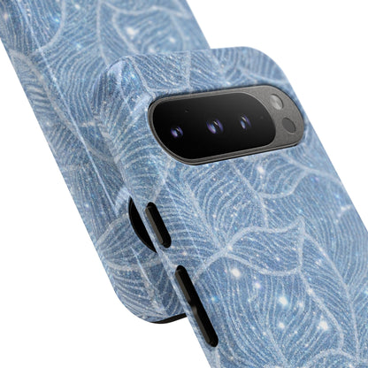 Glacier Blue Floral Tough Case