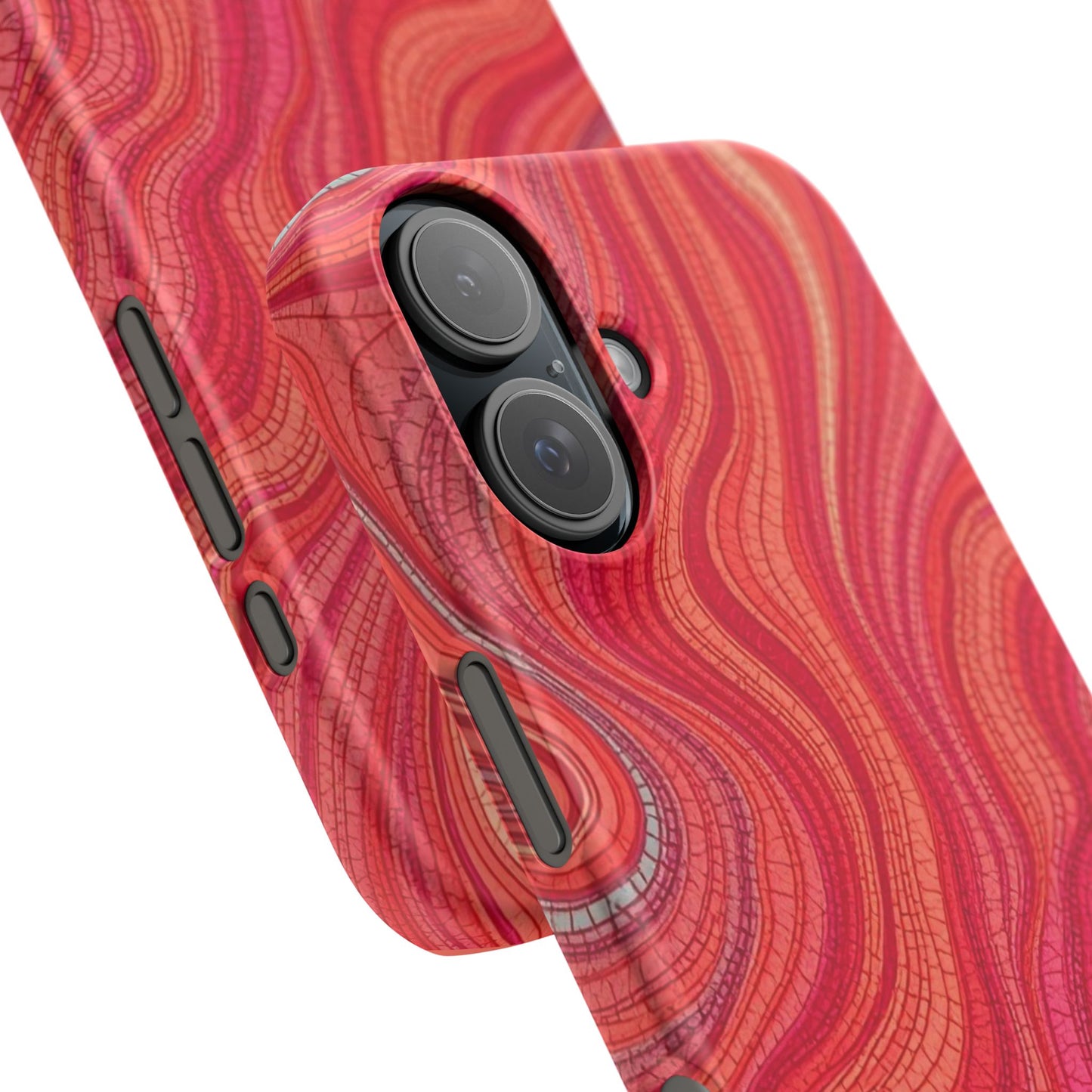 Retro Wavy Red Case