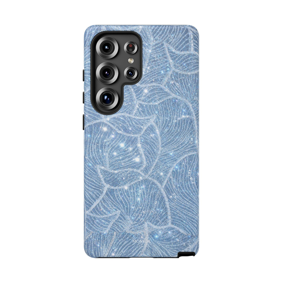 Glacier Blue Floral Tough Case