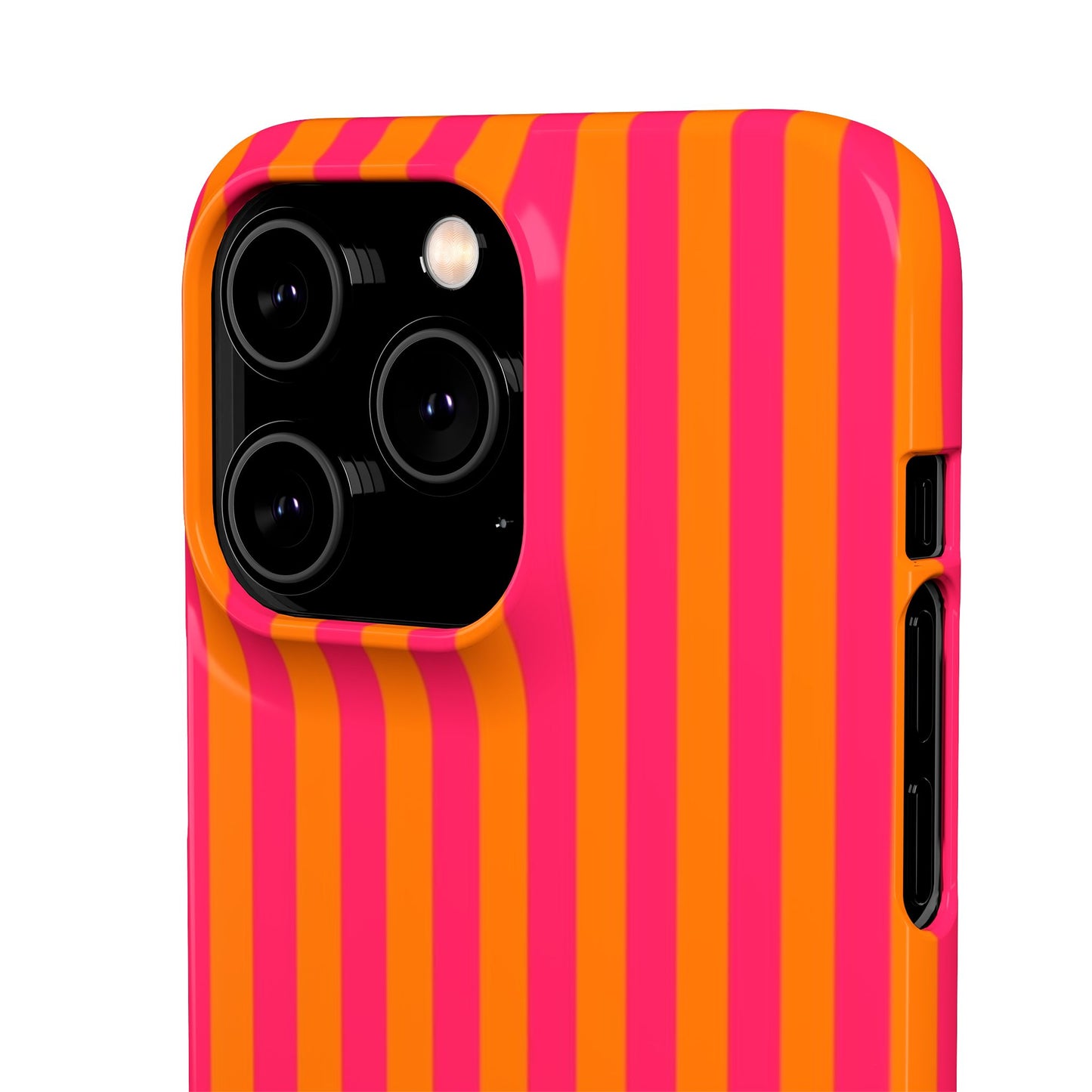 Striped Orange & Pink Case