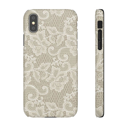 Vintage Beige Lace Case
