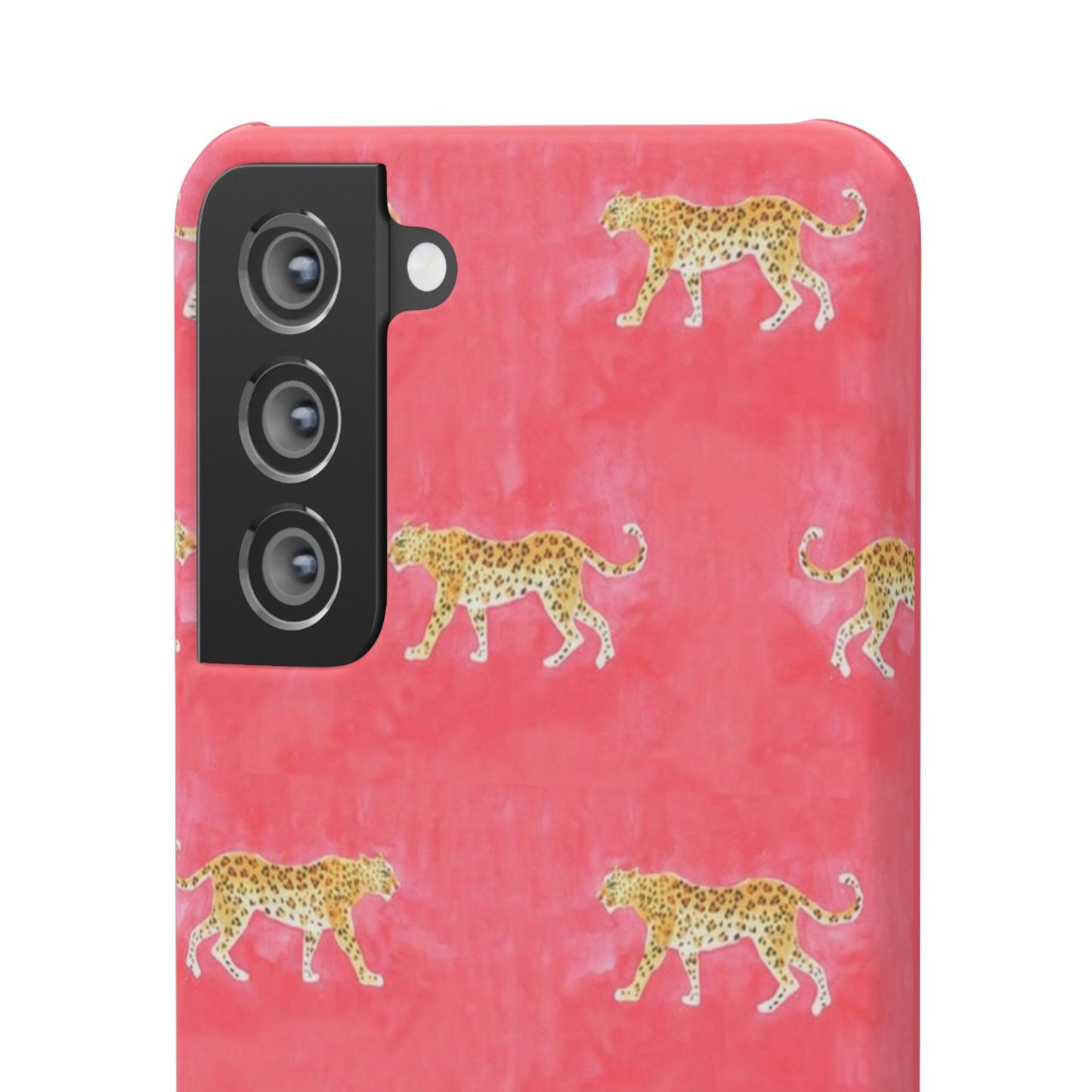 Pink Watercolor Leopard Case