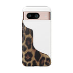 Half Cheetah Print Phone Case