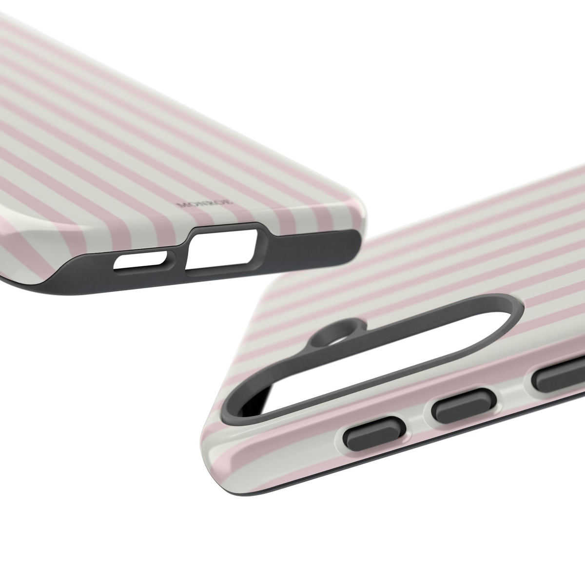 Light Pink Stripe Tough Phone Case