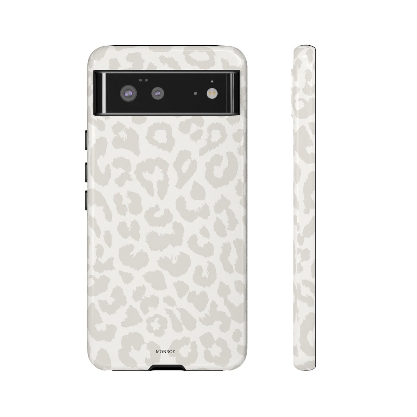 White Leopard Print Tough Case