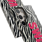 'SWAG' Zebra Print Tough Case