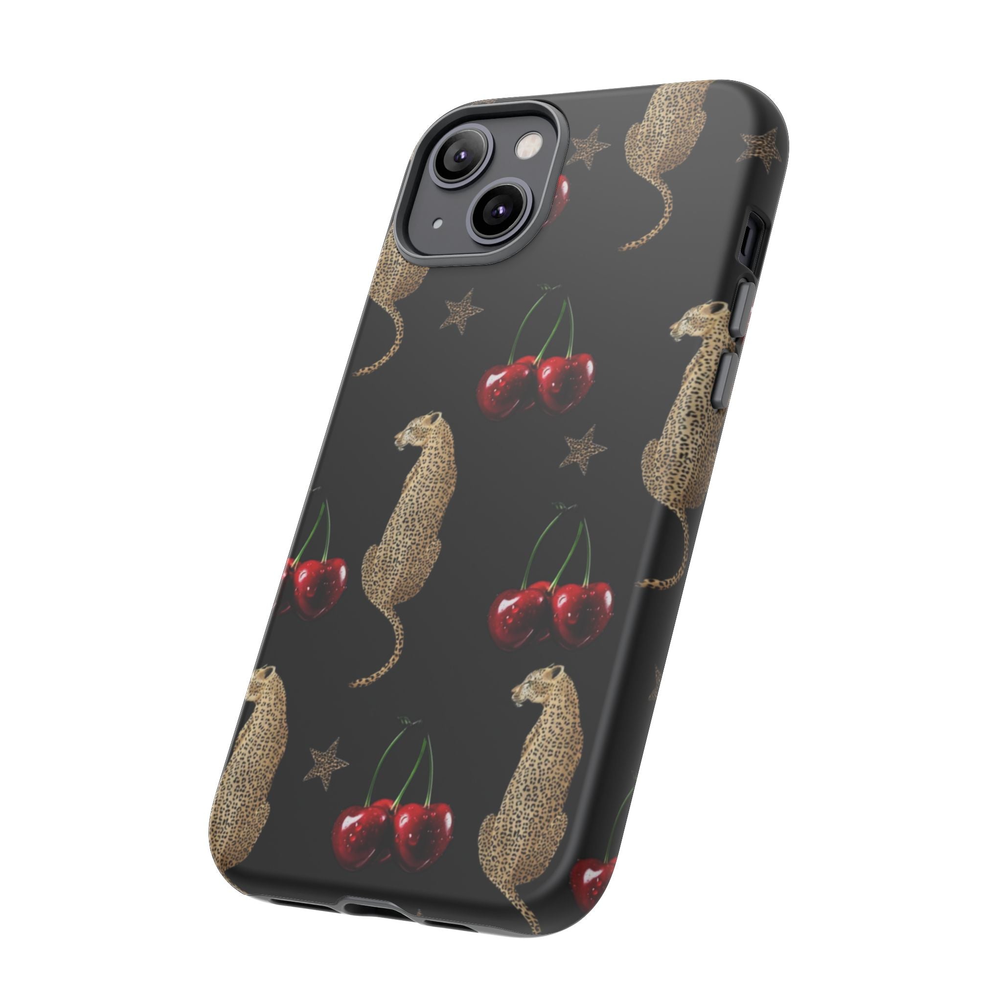 Leopards & Cherries Phone Case