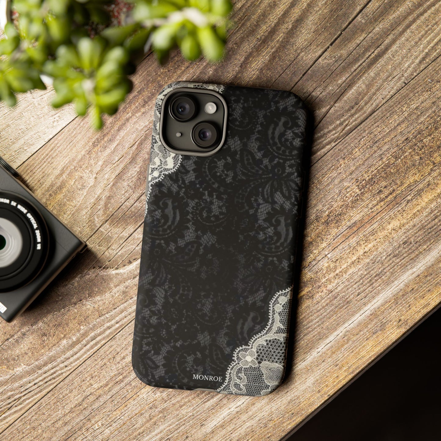Black & White Edged Tough Case