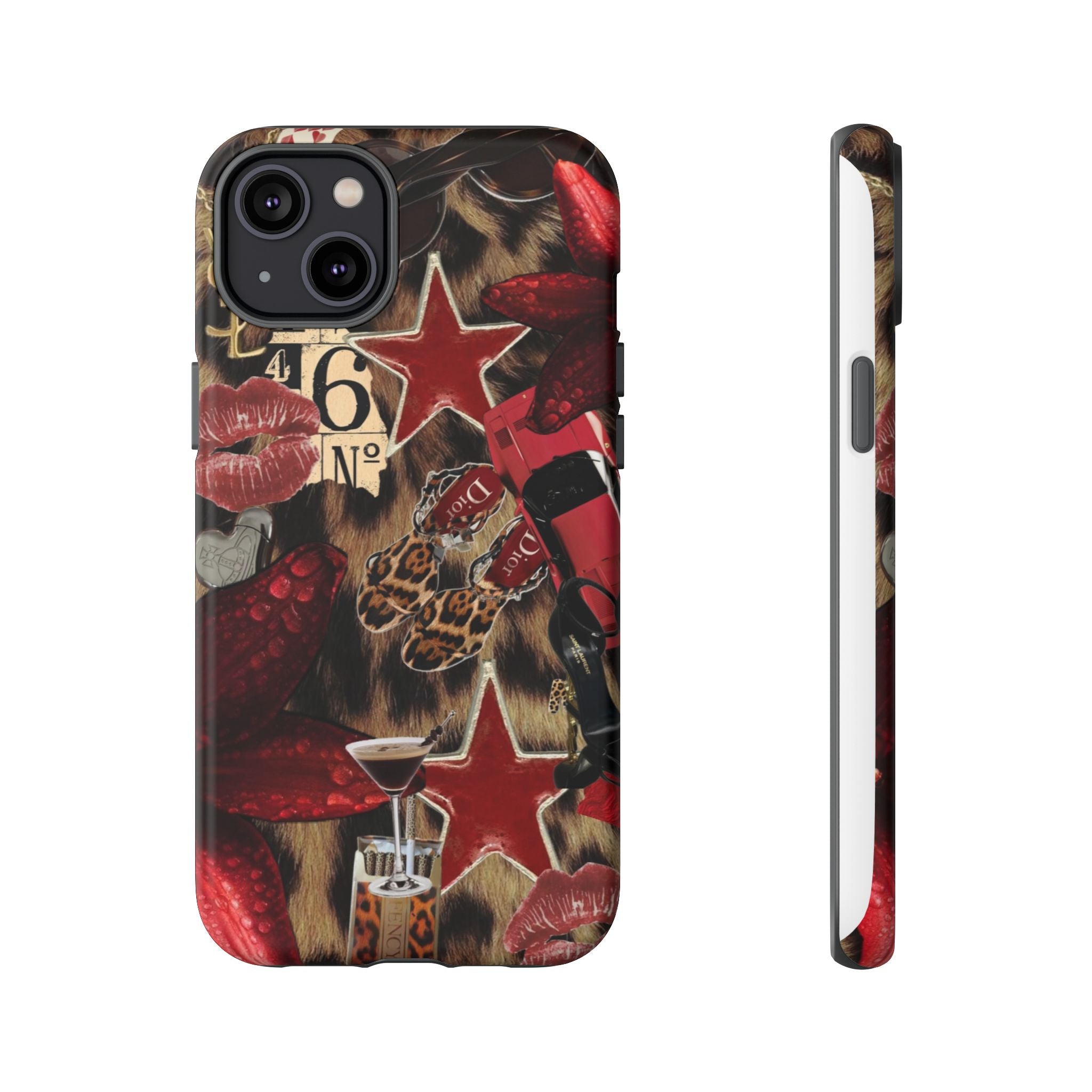 Cheetah Red Phone Case