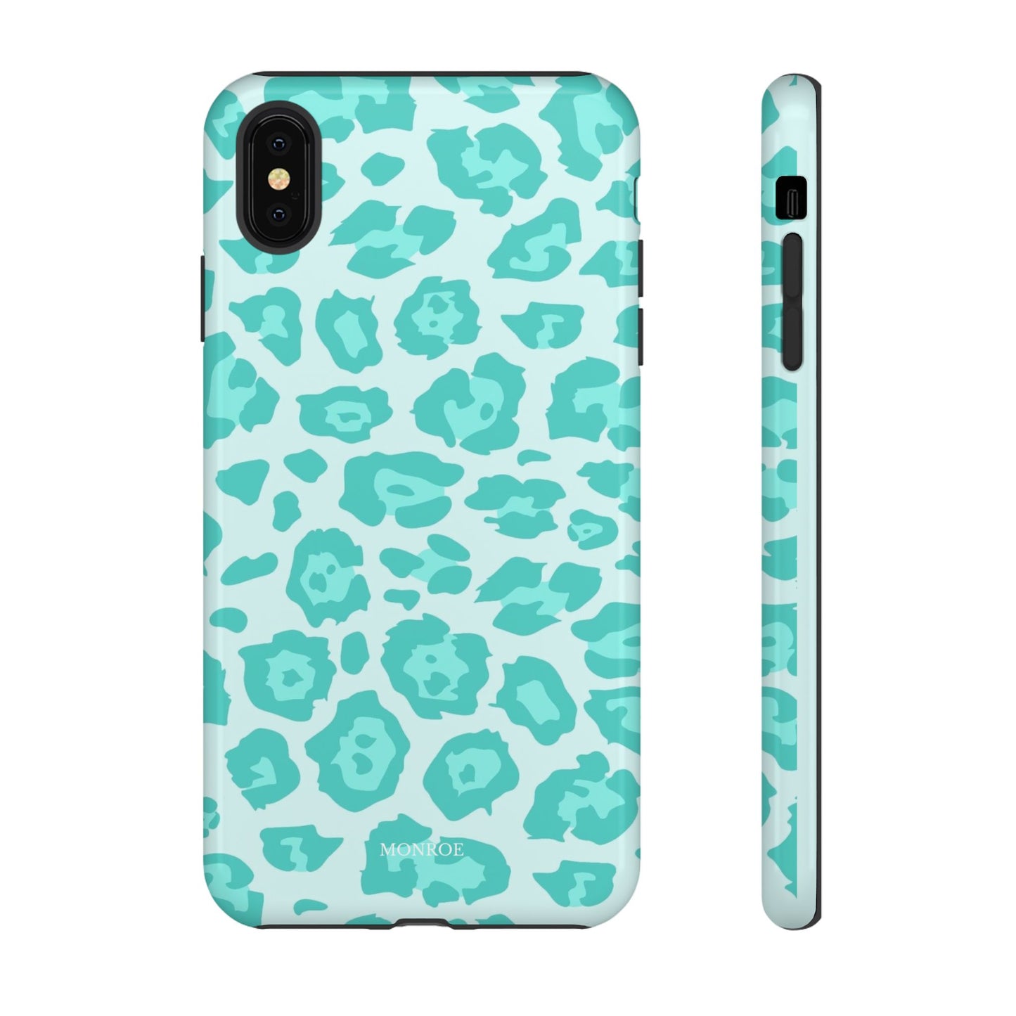 Teal Leopard Tough Case