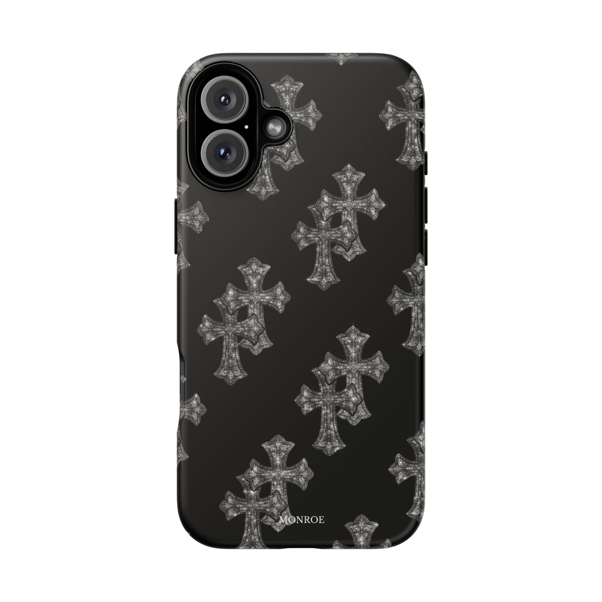 Black Crystal Cross Tough Case