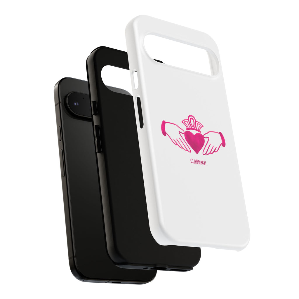 Pink Irish Claddagh Symbol Tough Phone Case