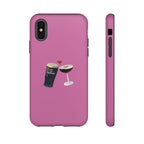 Pint & Wine Glass (Pink) Tough Case