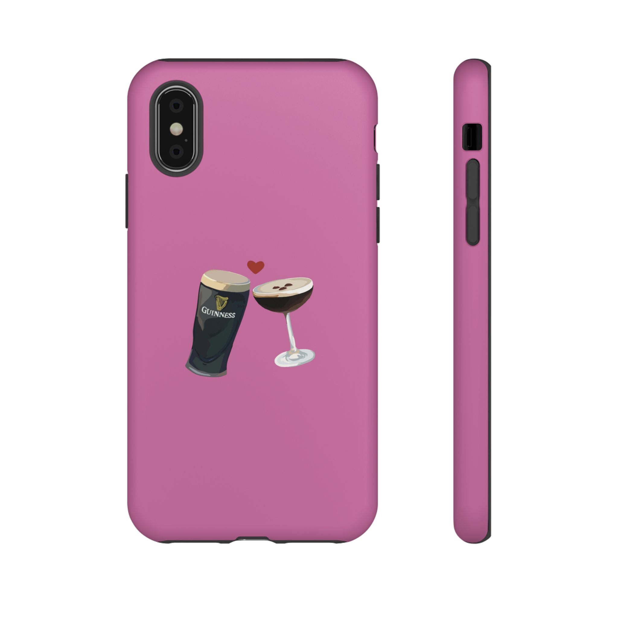 Pint & Wine Glass (Pink) Tough Case