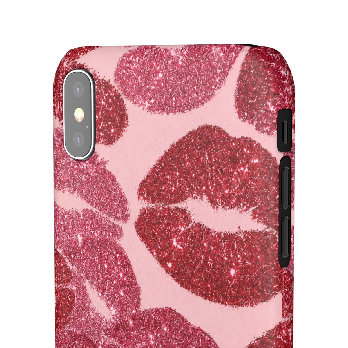 Pink Glitter Kiss Case