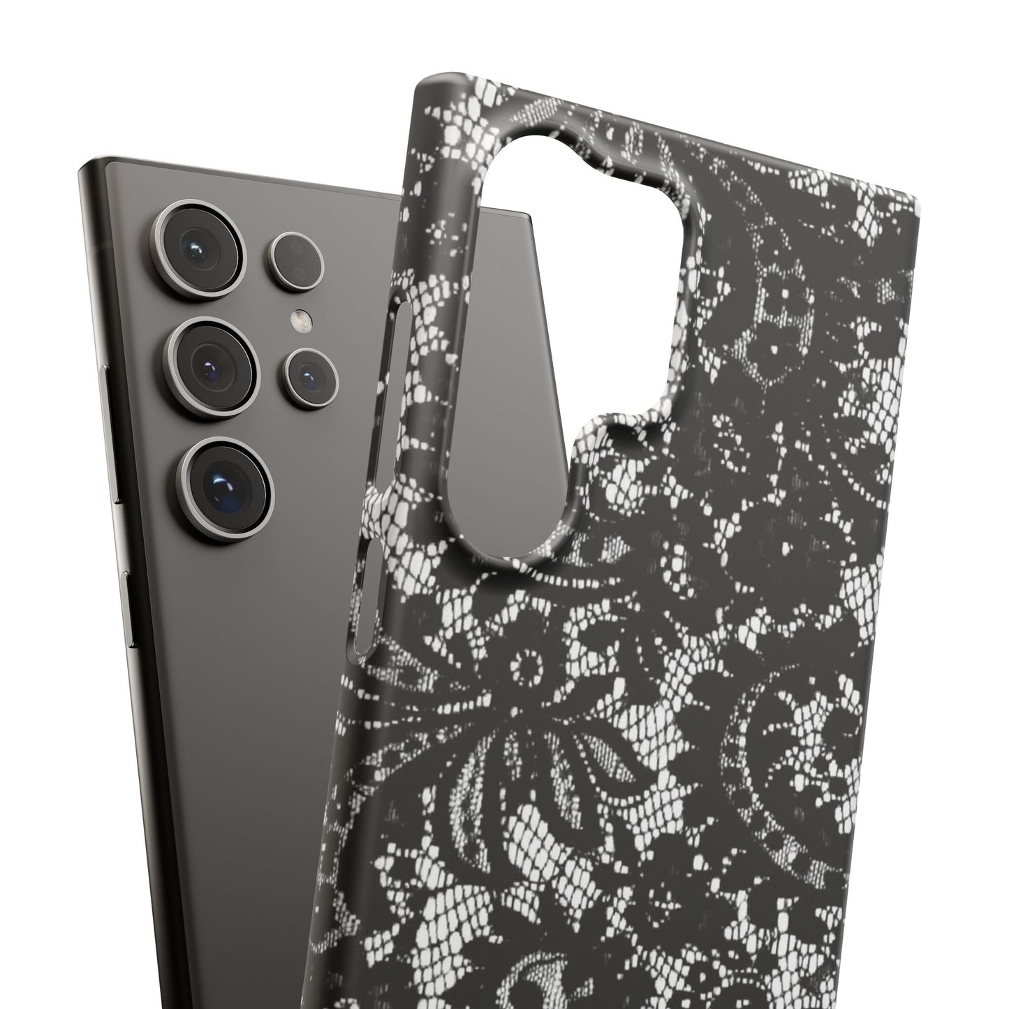 Black Lace Elegant Pattern Case