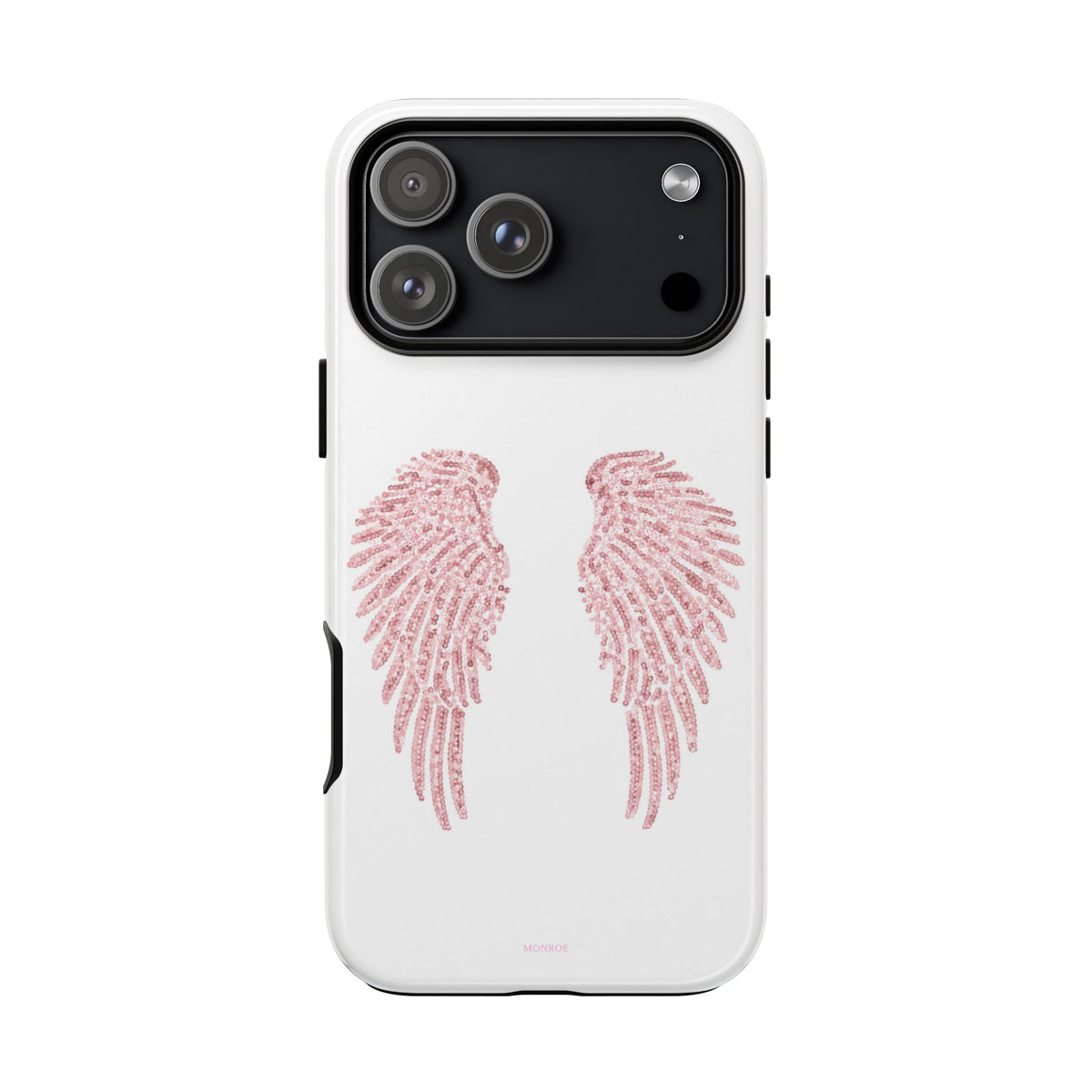 White & Pink Wings Tough Case
