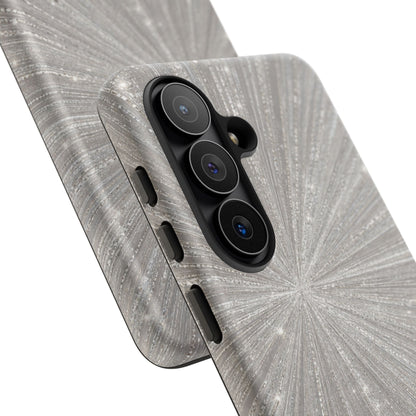 Sparkling Silver Burst Tough Case