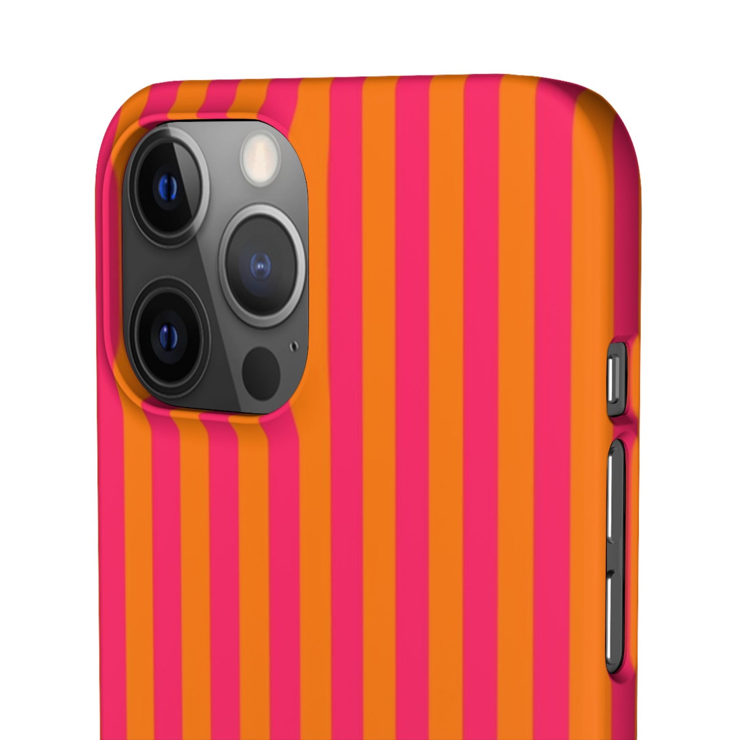 Striped Orange & Pink Case