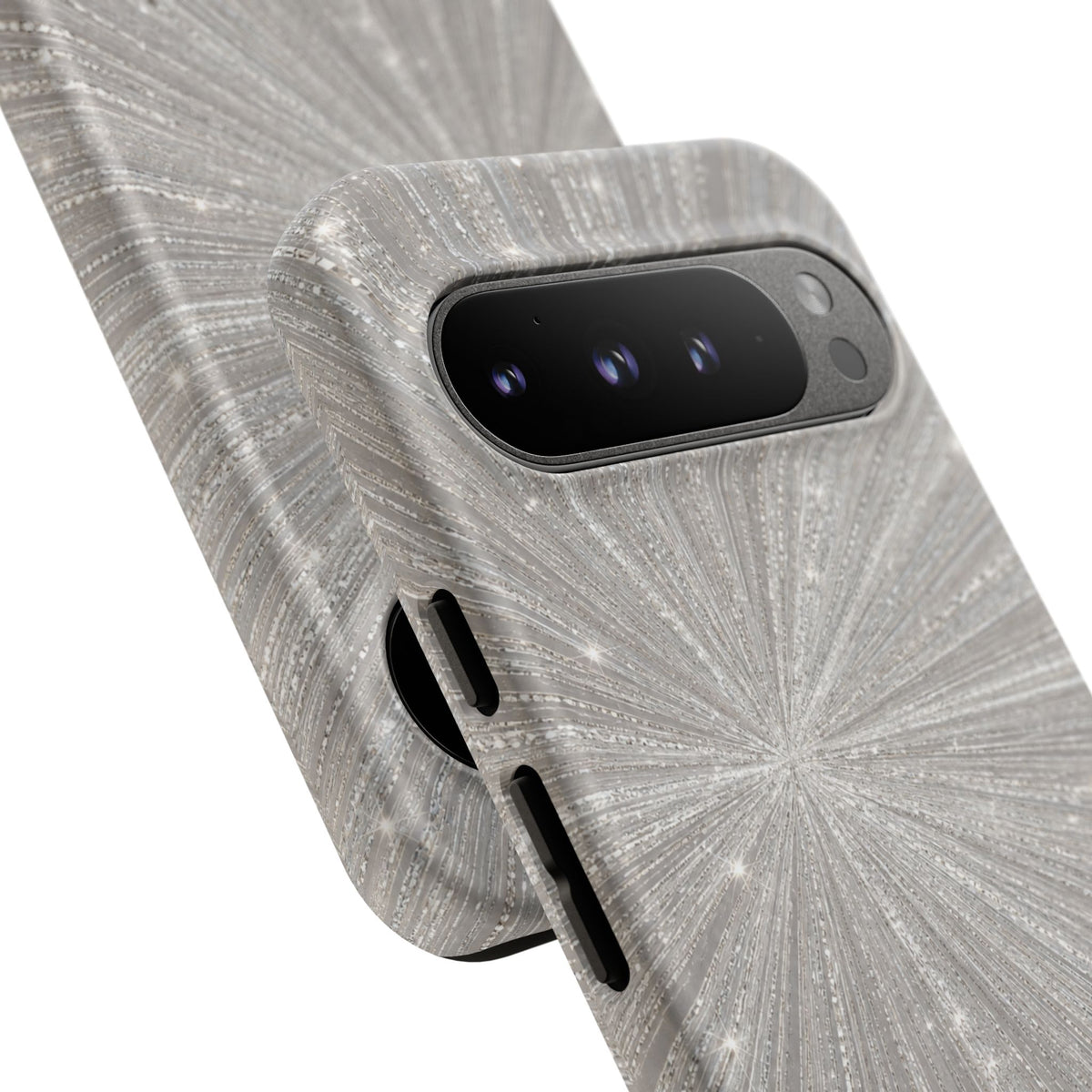 Sparkling Silver Burst Tough Case