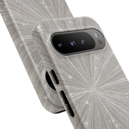 Sparkling Silver Burst Tough Case