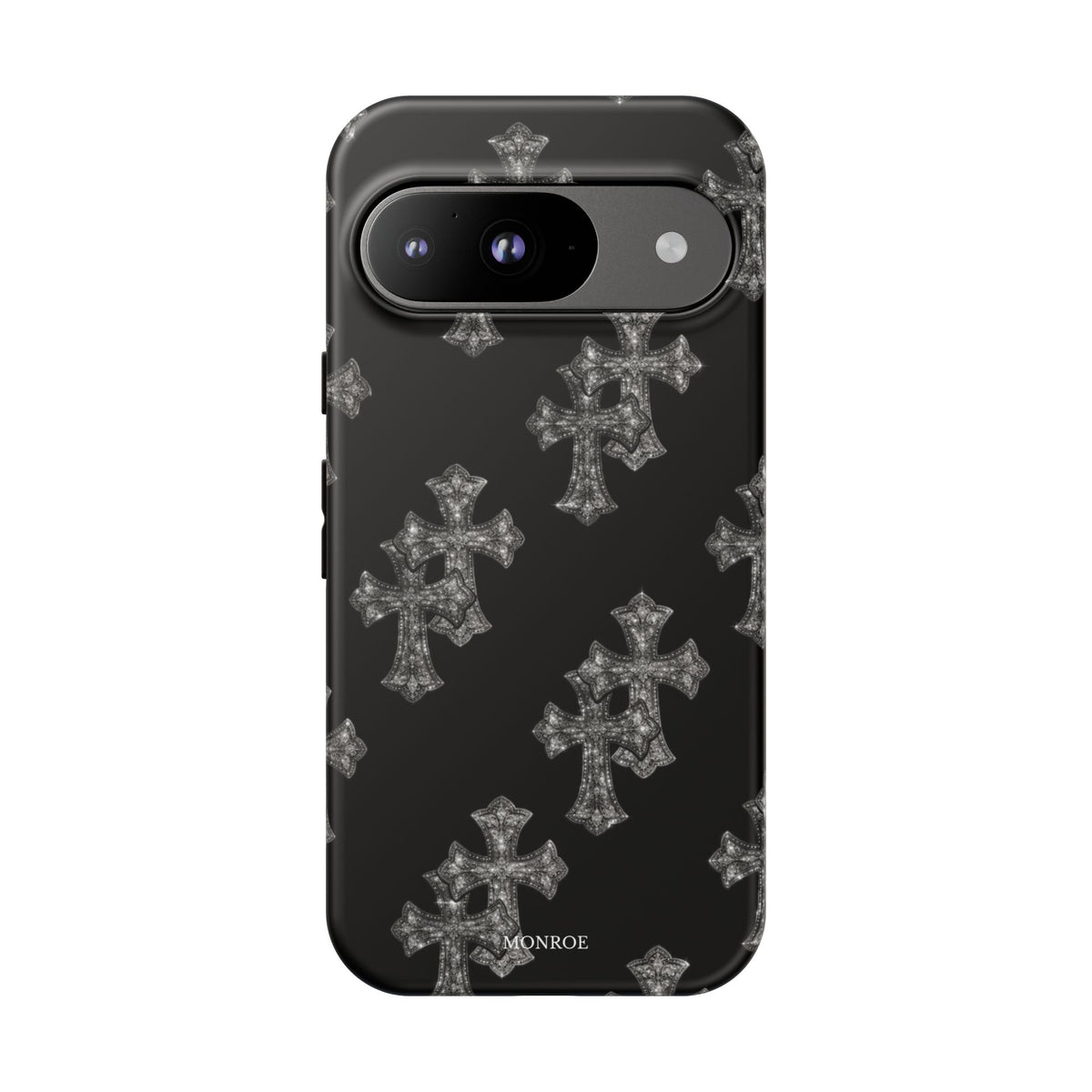 Black Crystal Cross Tough Case